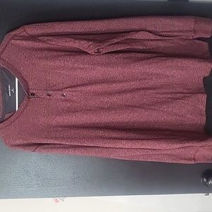 Mens long sleeve 3 button tee, Banana Republic, size XL